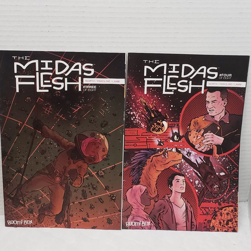 The Midas Flesh Comic Books #3,4